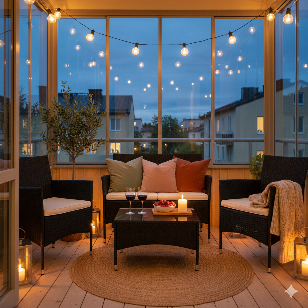 Pieni oleskelutila parvekkeelle | Lyfco Fjällbacka Pieni oleskelutila parvekkeelle | Lyfco Fjällbacka