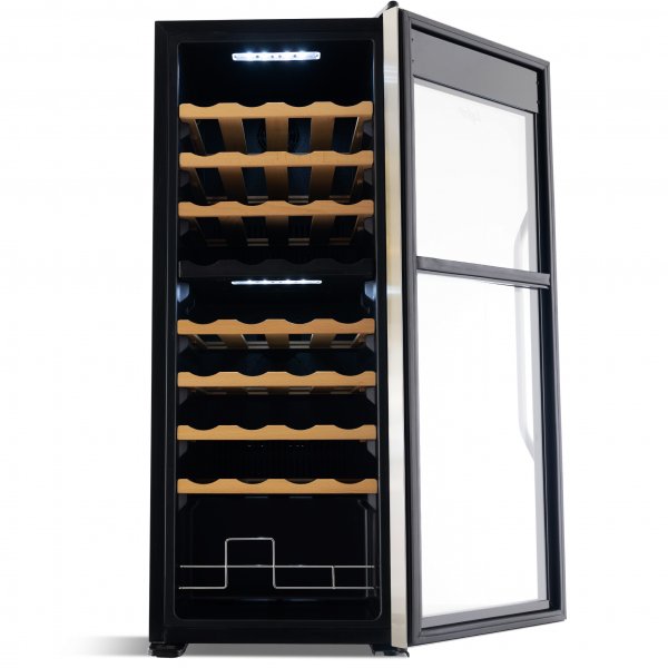 Viininjäähdytin 2 lämpötilavyöhykettä | 36 pulloa | Hiljainen | 42cm leveä Viininjäähdytin 2 lämpötilavyöhykettä | 36 pulloa | Hiljainen | 42cm leveä