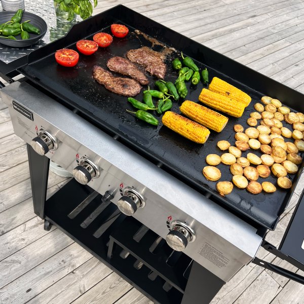 Kaasukäyttöinen paistinpöytä 16 kW | 4 ruostumatonta poltinta | Lockhart Kaasukäyttöinen paistinpöytä 16 kW | 4 ruostumatonta poltinta | Lockhart