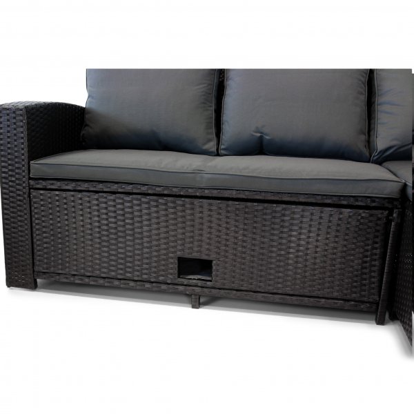 Sohvaryhmä ulkokalusteet | Sisäänrakennettu varastointi | Lyfco Sannäs Sohvaryhmä ulkokalusteet | Sisäänrakennettu varastointi | Lyfco Sannäs