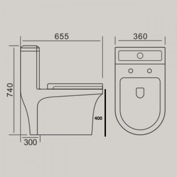 Lattialla Seisova WC | Kaksoishuuhtelu | Moderni Muotoilu