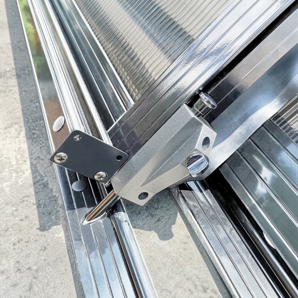 Altaan katto 4x8m sivuovella | Liukuva - Alumiini Altaan katto 4x8m sivuovella | Liukuva - Alumiini