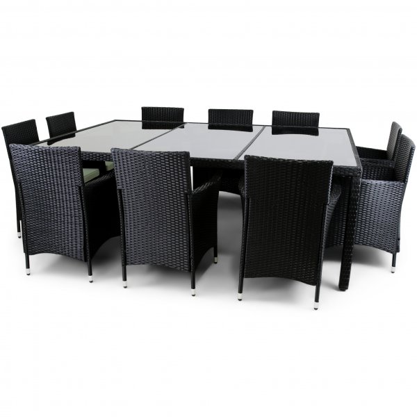 Iso ruokailuryhmä ulkokalusteet 220x160cm | 10 tuolia | Lyfco Särö Iso ruokailuryhmä ulkokalusteet 220x160cm | 10 tuolia | Lyfco Särö
