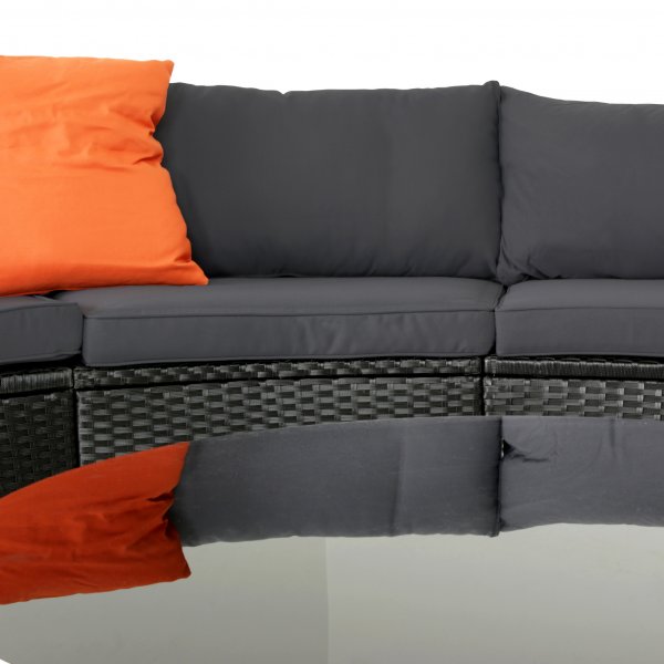 Suuri pyre lounge-ryhm | Sisnrakennettu tyynyn silytystila | 6 paikkaa