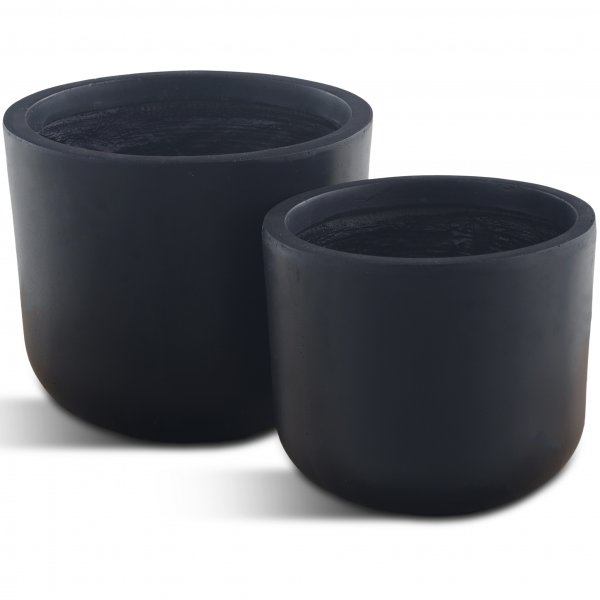 Kuituvahvistetut ulkoruukut 2 kpl | Py�re� - musta