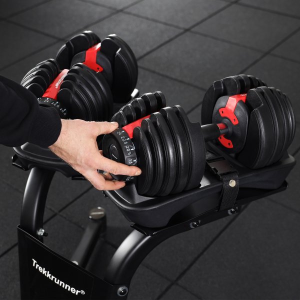 Säädettävä käsipaino 2,5-24kg | 15 painotasoa | Radan juoksija Säädettävä käsipaino 2,5-24kg | 15 painotasoa | Radan juoksija