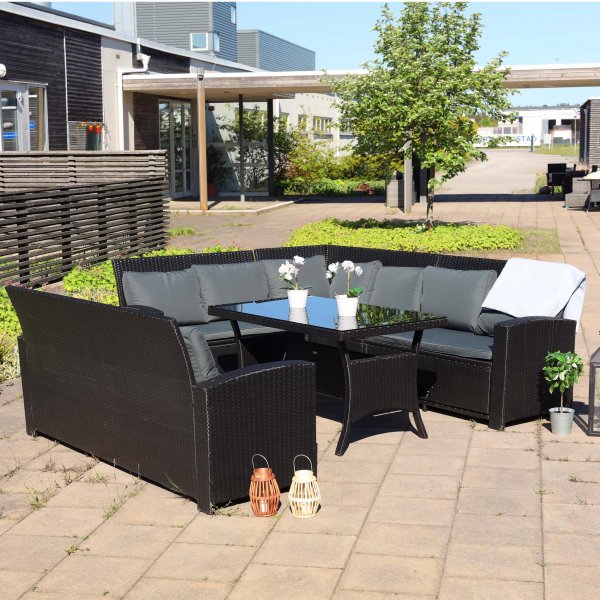 Sohvaryhmä ulkokalusteet | Sisäänrakennettu varastointi | Lyfco Sannäs Sohvaryhmä ulkokalusteet | Sisäänrakennettu varastointi | Lyfco Sannäs