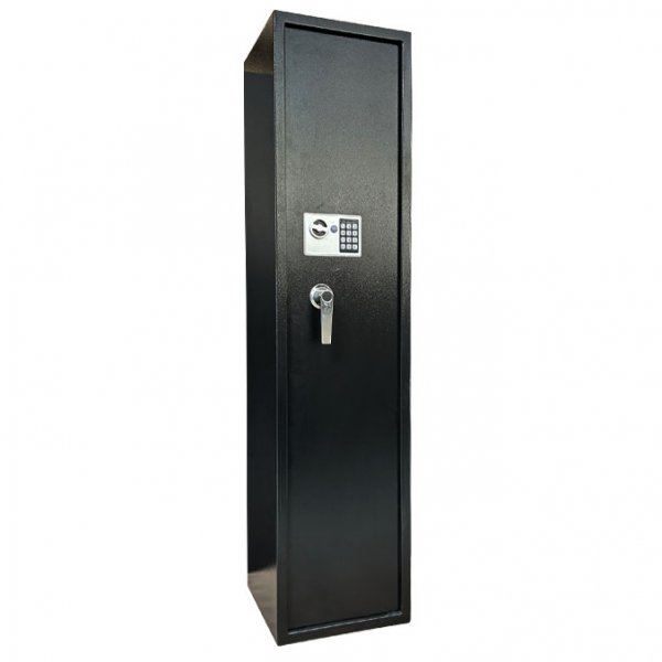 Asekaappi 5 aseelle | Digitaalinen lukko | Musta