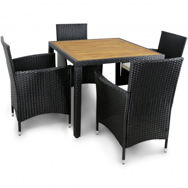 Pienet ruokailuryhmät puutarhakalusteet | Keinotekoinen rottinki 4 tuolilla | Jonstorp Pienet ruokailuryhmät puutarhakalusteet | Keinotekoinen rottinki 4 tuolilla | Jonstorp