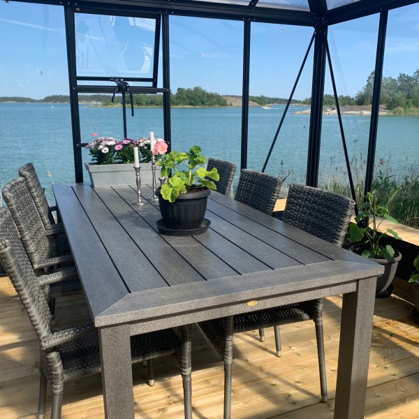 Oranssi ja viherhuone 19,2m² | Neliönmuotoinen premium-kasvihuone Oranssi ja viherhuone 19,2m² | Neliönmuotoinen premium-kasvihuone