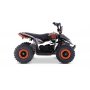 El fyrhjuling | ATV fr barn 1000W | Svart/orange