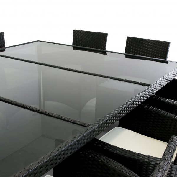 Iso ruokailuryhmä ulkokalusteet 220x160cm | 10 tuolia | Lyfco Särö Iso ruokailuryhmä ulkokalusteet 220x160cm | 10 tuolia | Lyfco Särö