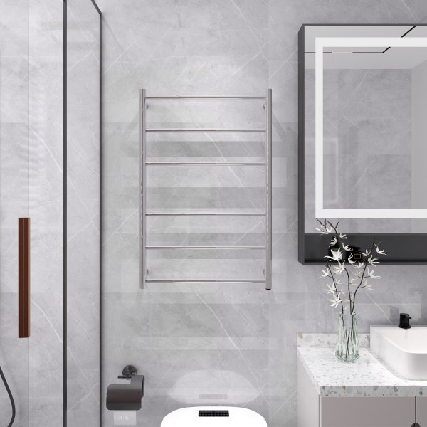 Sähköinen pyyhekuivain 60x90x12cm | Harjattu teräs | OH-007 Sähköinen pyyhekuivain 60x90x12cm | Harjattu teräs | OH-007