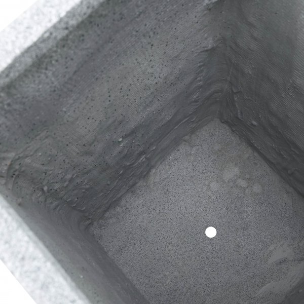 Korkea kuituvahvistettu ruukku ulkokäyttöön - Kivenharmaa Korkea kuituvahvistettu ruukku ulkokäyttöön - Kivenharmaa