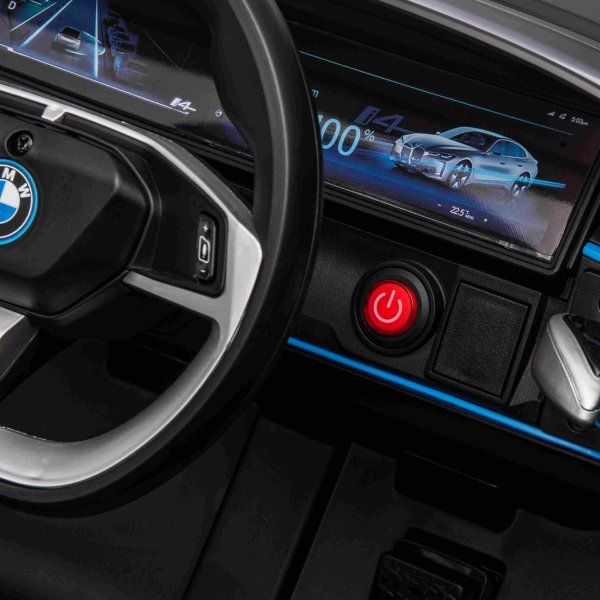 Lasten s�hk�auto BMW i4 | 12V - 2x25W | 7Ah | Musta