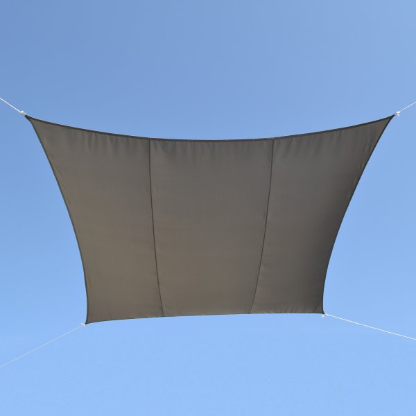 Aurinkopurje 4x4m | Neliöllinen | harmaa Aurinkopurje 4x4m | Neliöllinen | harmaa