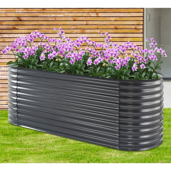 Kasvilaatikko galvanoitua terästä | 240 cm Kasvilaatikko galvanoitua terästä | 240 cm
