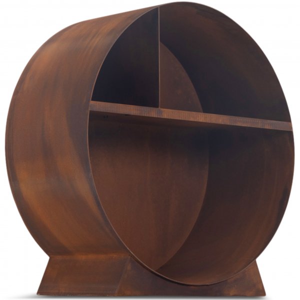 Polttopuuteline 3mm corten-teräs | Pyöreä Polttopuuteline 3mm corten-teräs | Pyöreä