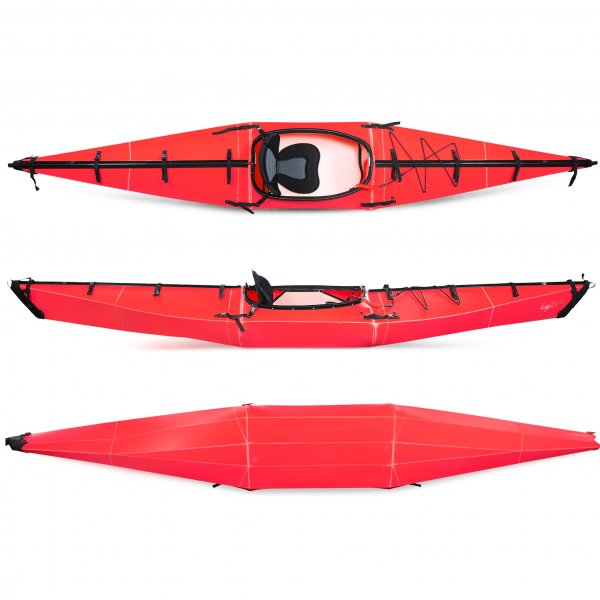Kokoontaitettava kajakki | Punainen