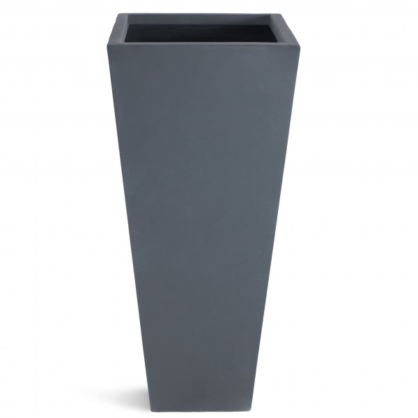 Korkea kuituvahvistettu ruukku ulkokäyttöön - Graniitti/musta Korkea kuituvahvistettu ruukku ulkokäyttöön - Graniitti/musta