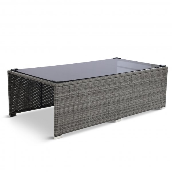 Suuri lounge-ryhmä | Kolme älykästä säilytystilaa | Harmaa synteettinen rottinki Suuri lounge-ryhmä | Kolme älykästä säilytystilaa | Harmaa synteettinen rottinki