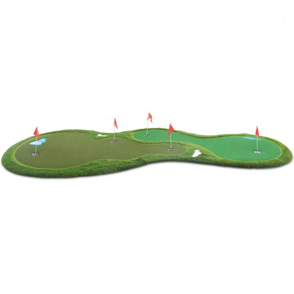 Golf Mat Pro | Kaksinkertaiset viherit ja vesiesteet | 4x2m