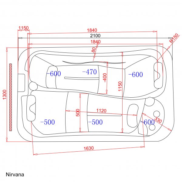 Kylpytynnyri Nirvana - 2 henkil | Lyfco