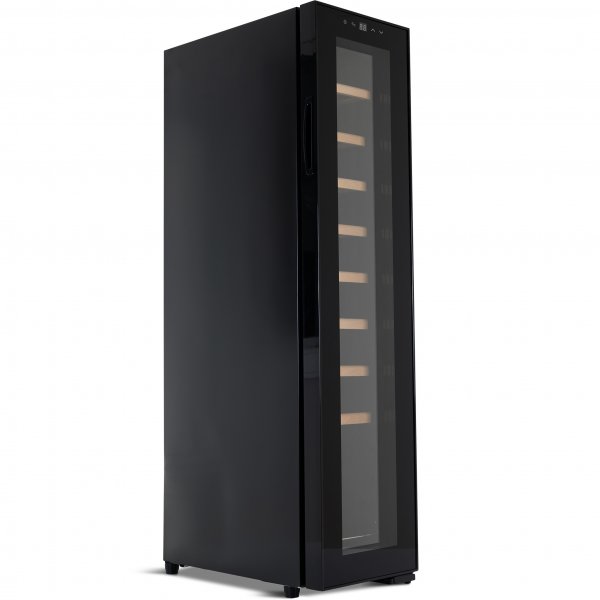 Viininj��hdytin 18 pulloa | Eritt�in hiljainen | LED-valaistus | 25cm kapea