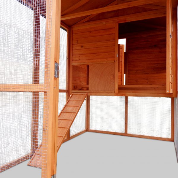 Kanatalo kanapihalla | Kevyesti puhdistettu | Täydellinen sarja | 1,9x1,7x1,6m Kanatalo kanapihalla | Kevyesti puhdistettu | Täydellinen sarja | 1,9x1,7x1,6m