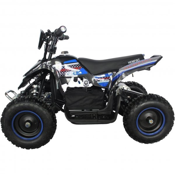S�hk�inen m�nkij� / Mini-ATV lapsille 500W | 36V 12Ah akku - Musta/sininen