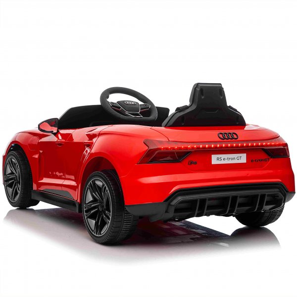 Lasten sähköauto Audi RS e-tron GT | 12V - 2x25W | 7Ah | PUNAINEN Lasten sähköauto Audi RS e-tron GT | 12V - 2x25W | 7Ah | PUNAINEN