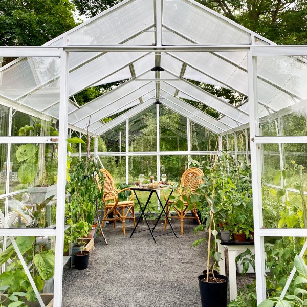 Lasikasvihuone 11,1m | 4mm turvalasi | 5 vuoden myrskytakuu