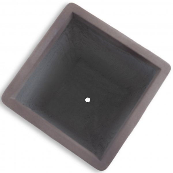 Kuituvahvisteiset ulkoruukut - Korkeat kapeat - Ruskea