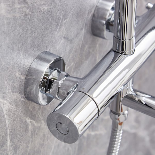 Katto-suihkusetti ammehanalla | Brusa 2.0 - Chrome Katto-suihkusetti ammehanalla | Brusa 2.0 - Chrome