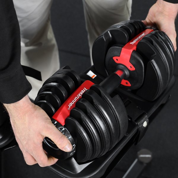 Säädettävä käsipaino 2,5-24kg | 15 painotasoa | Radan juoksija Säädettävä käsipaino 2,5-24kg | 15 painotasoa | Radan juoksija