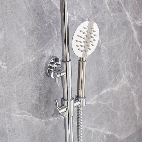 Katto-suihkusetti ammehanalla | Brusa 2.0 - Chrome Katto-suihkusetti ammehanalla | Brusa 2.0 - Chrome