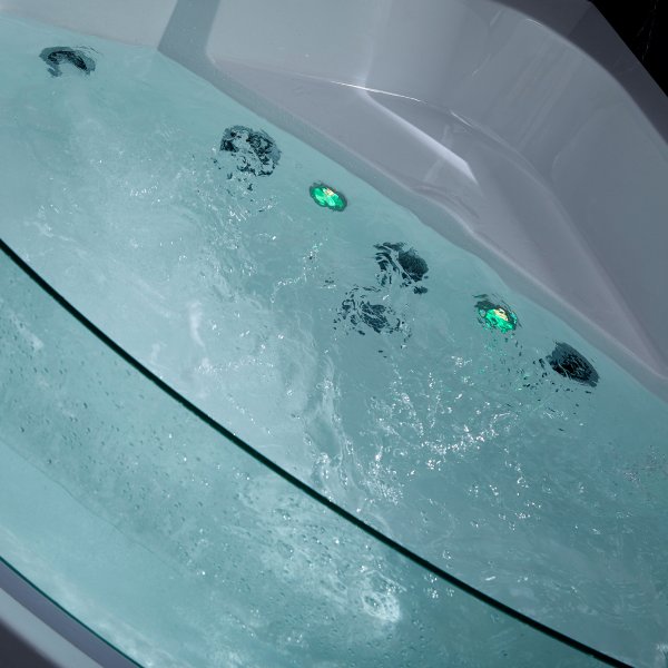 Whirlpool kulmakylpy huoltolmmityksell | 150x150cm | BK-058