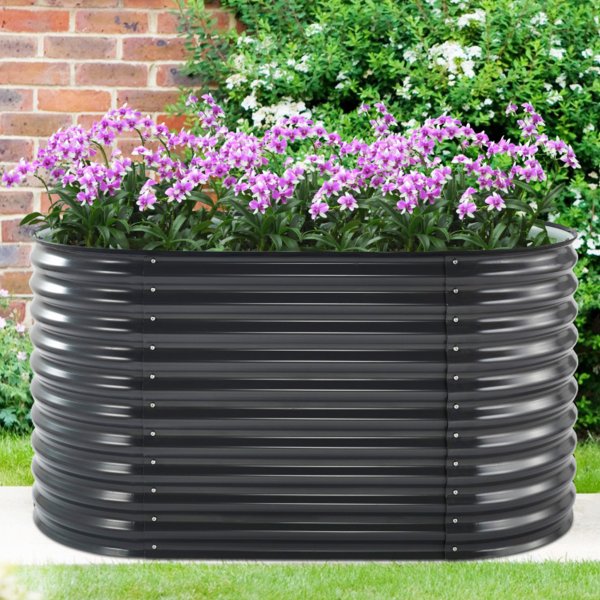 Kasvilaatikko galvanoitua terästä | 160 cm Kasvilaatikko galvanoitua terästä | 160 cm