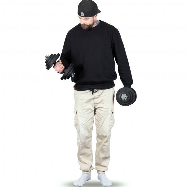 Käsipainot 2x10kg | Valurauta | Radan juoksija Käsipainot 2x10kg | Valurauta | Radan juoksija