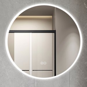 Pyöreä kylpyhuonepeili 120cm | LED-valo ja huurtumisenesto Pyöreä kylpyhuonepeili 120cm | LED-valo ja huurtumisenesto