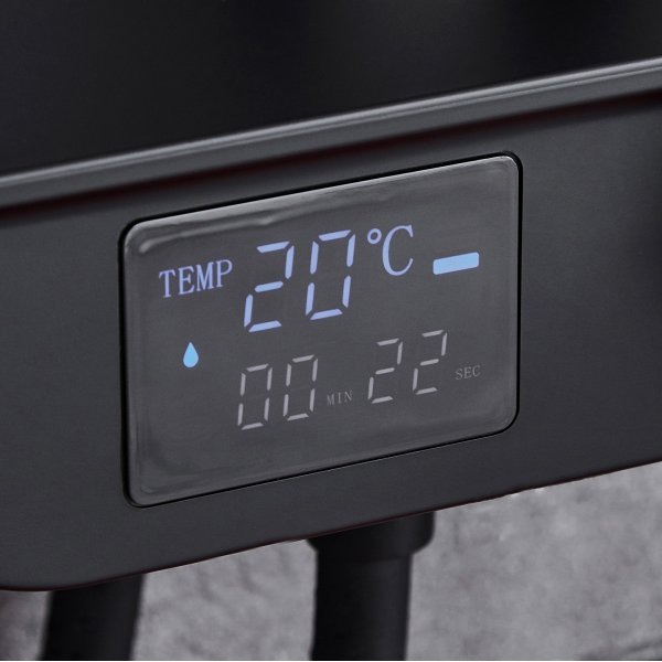 Kattosuihkusetti LED-näytöllä | Musta Kattosuihkusetti LED-näytöllä | Musta