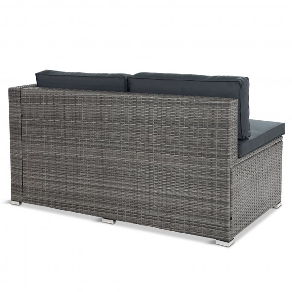 Suuri lounge-ryhmä | Kolme älykästä säilytystilaa | Harmaa synteettinen rottinki Suuri lounge-ryhmä | Kolme älykästä säilytystilaa | Harmaa synteettinen rottinki