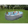 Bestway-allas maan pll 4,88x3,05 m - 1 m syv | Power Steel Oval (56448)