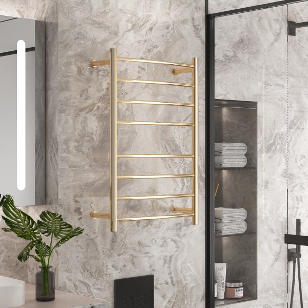 Sähköinen pyyhekuivain 52x78x12,5cm | Kulta Sähköinen pyyhekuivain 52x78x12,5cm | Kulta
