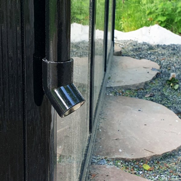 Oranssi/huvimaja 10 m | Kuusikulmainen kasvihuone | Turvalasi