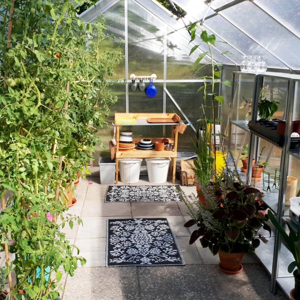 Kasvihuone 12,4m² | Korkea viljelykorkeus | 6mm kanava muovia Kasvihuone 12,4m² | Korkea viljelykorkeus | 6mm kanava muovia