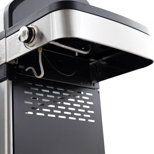 Kaasugrilli 14,5 kW | 4 ruostumatonta poltinta ja 1 sivupoltin | St. Louis