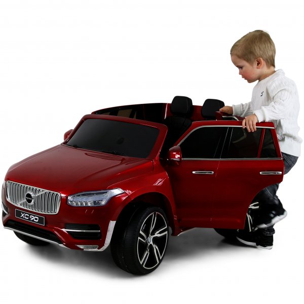 Lasten shkauto Volvo XC90 | Premium | 12V - 2x35W | Lakattu punainen