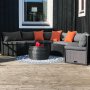Suuri pyre lounge-ryhm | Sisnrakennettu tyynyn silytystila | 6 paikkaa