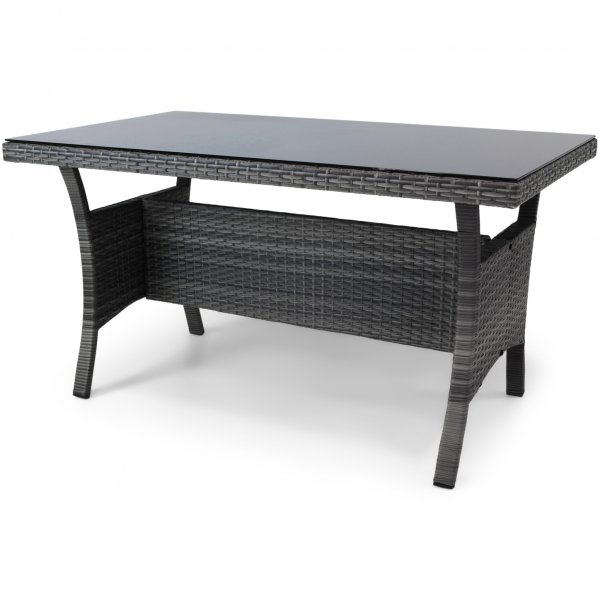 Sohvaryhmä ulkokalusteet | Sisäänrakennettu varastointi | Harmaa synteettinen rottinki | Sannäs Sohvaryhmä ulkokalusteet | Sisäänrakennettu varastointi | Harmaa synteettinen rottinki | Sannäs